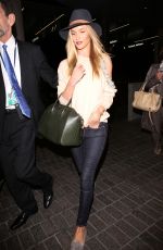 ROSIE HUNTINGTON-WHITELEY at LAX Airport in Los Angeles