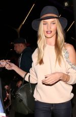 ROSIE HUNTINGTON-WHITELEY at LAX Airport in Los Angeles
