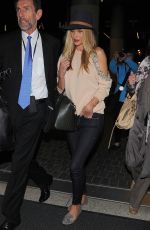 ROSIE HUNTINGTON-WHITELEY at LAX Airport in Los Angeles