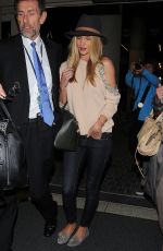 ROSIE HUNTINGTON-WHITELEY at LAX Airport in Los Angeles