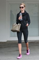 ROSSIE HUNTINGTON-WHITELEY Leaves Ballet Bodies in West Hollywood