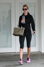 ROSSIE HUNTINGTON-WHITELEY Leaves Ballet Bodies in West Hollywood