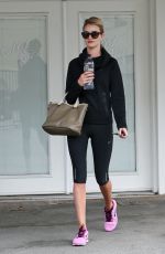 ROSSIE HUNTINGTON-WHITELEY Leaves Ballet Bodies in West Hollywood