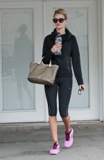 ROSSIE HUNTINGTON-WHITELEY Leaves Ballet Bodies in West Hollywood