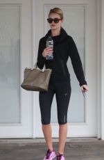 ROSSIE HUNTINGTON-WHITELEY Leaves Ballet Bodies in West Hollywood