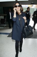 SALMA HAYEK at LAX Airport in Los Angeles