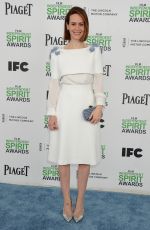 SARAH PAULSON at 2014 Film Independent Spirit Awards in Santa Monica