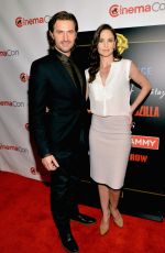 SARAH WAYNE CALLIES at 2014 Cinemacon in Las Vegas