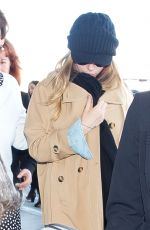 SCARLETT JOHANSSON Arrives at LAX Airport in Los Angeles