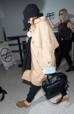SCARLETT JOHANSSON Arrives at LAX Airport in Los Angeles