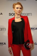 SCARLETT JOHANSSON at Captain America: The Winter Soldier Premiere in Paris