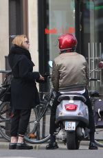 SCARLETT JOHANSSON Out and About in Paris