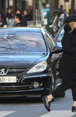 SCARLETT JOHANSSON Out and About in Paris