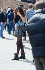 SELENA GOMEZ at Highline Photoshoot in Meatpacking District