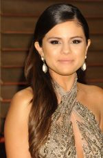 SELENA GOMEZ at Vanity Fair Oscar Party in Hollywood