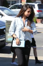 SELENA GOMEZ Leaves Kabuki Restaurant in Hollywood