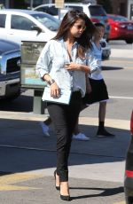 SELENA GOMEZ Leaves Kabuki Restaurant in Hollywood