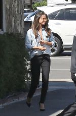 SELENA GOMEZ Leaves Kabuki Restaurant in Hollywood