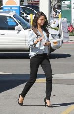 SELENA GOMEZ Leaves Kabuki Restaurant in Hollywood