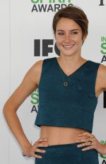 SHAILENE  WOODLEY at 2014 Film Independent Spirit Awards in Santa Monica