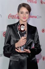 SHAILENE WOODLEY at Cinemacon Big Screen Achievement Awards in Las Vegas