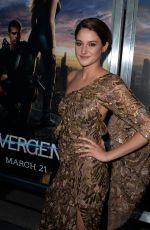 SHAILENE WOODLEY at Divergent Premiere in Los Angeles