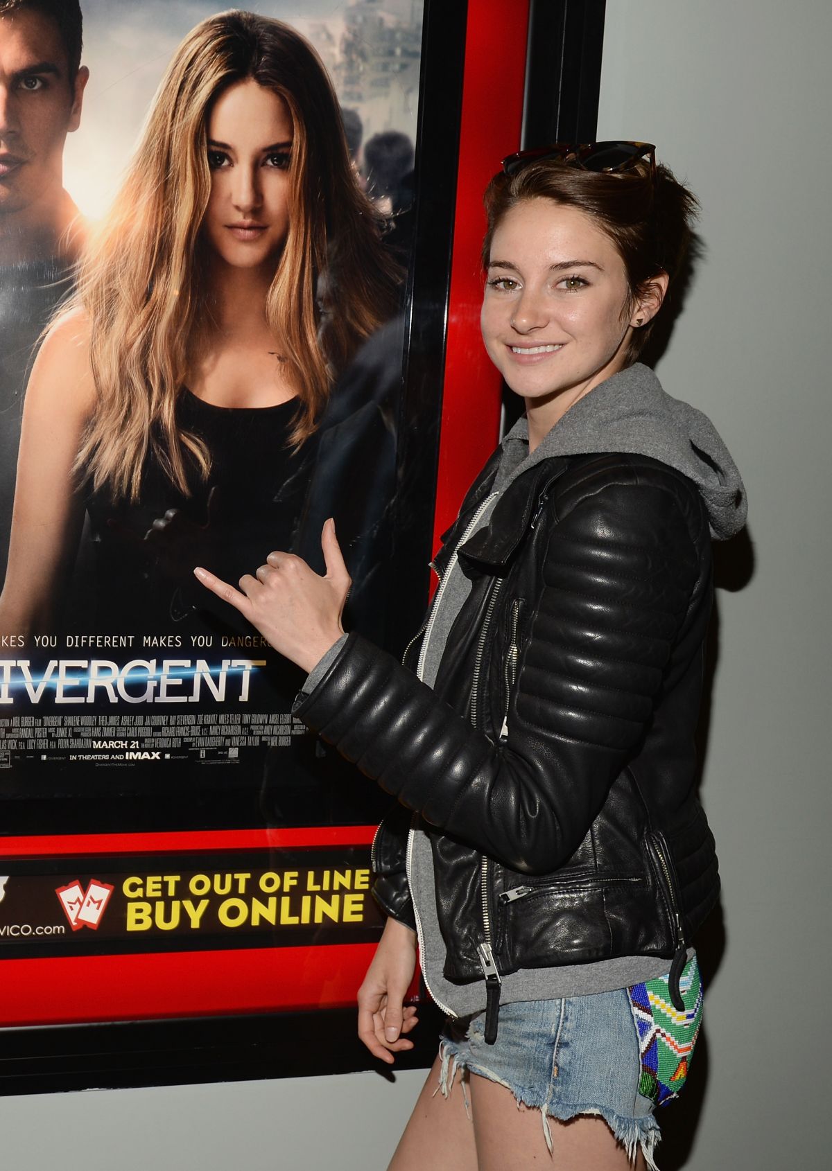 SHAILENE WOODLEY at Divergent Private Screening in Thousand Oaks