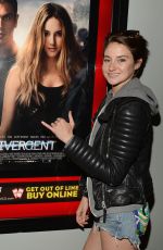 SHAILENE WOODLEY at Divergent Private Screening in Thousand Oaks