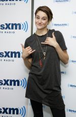 SHAILENE WOODLEY at SiriusXM Studio in New York
