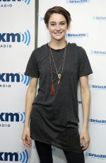 SHAILENE WOODLEY at SiriusXM Studio in New York