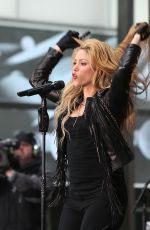 SHAKIRA Performs at Today Show in New York