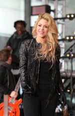SHAKIRA Performs at Today Show in New York
