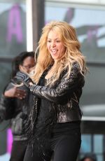 SHAKIRA Performs at Today Show in New York