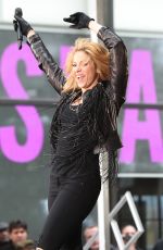 SHAKIRA Performs at Today Show in New York
