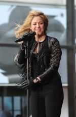 SHAKIRA Performs at Today Show in New York