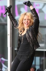 SHAKIRA Performs at Today Show in New York