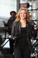 SHAKIRA Performs at Today Show in New York