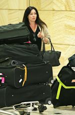 SHANNEN DOHERTY at Airport in Sydney