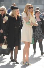 SIENNA MILLER Arrives at Westminster Abbey