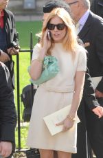 SIENNA MILLER Arrives at Westminster Abbey