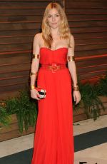 SIENNA MILLER at Vanity Fair Oscar Party in Hollywood