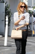 SIENNA MILLER Out and About in Brentwood