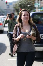SOPHIA BUSH in Leggings Out in West Hollywood