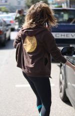 SOPHIA BUSH in Leggings Out in West Hollywood