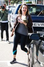 SOPHIA BUSH in Leggings Out in West Hollywood