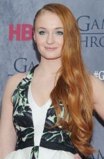 SOPHIE TURNER at Game of Thrones Fourth Season Premiere in New York 
