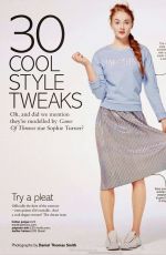 SOPHIE TURNER in Glamour Magazine, April 2014 Issue