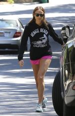 STACY KEIBLER in Shorts Out and About in West Hollywood