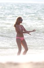 STEPHANIE MCINTOSH in Bikini on the Beach in Los Angeles