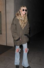 TAYLOR MOMMSEN Arrives at BBC Radio 1 Studios in London